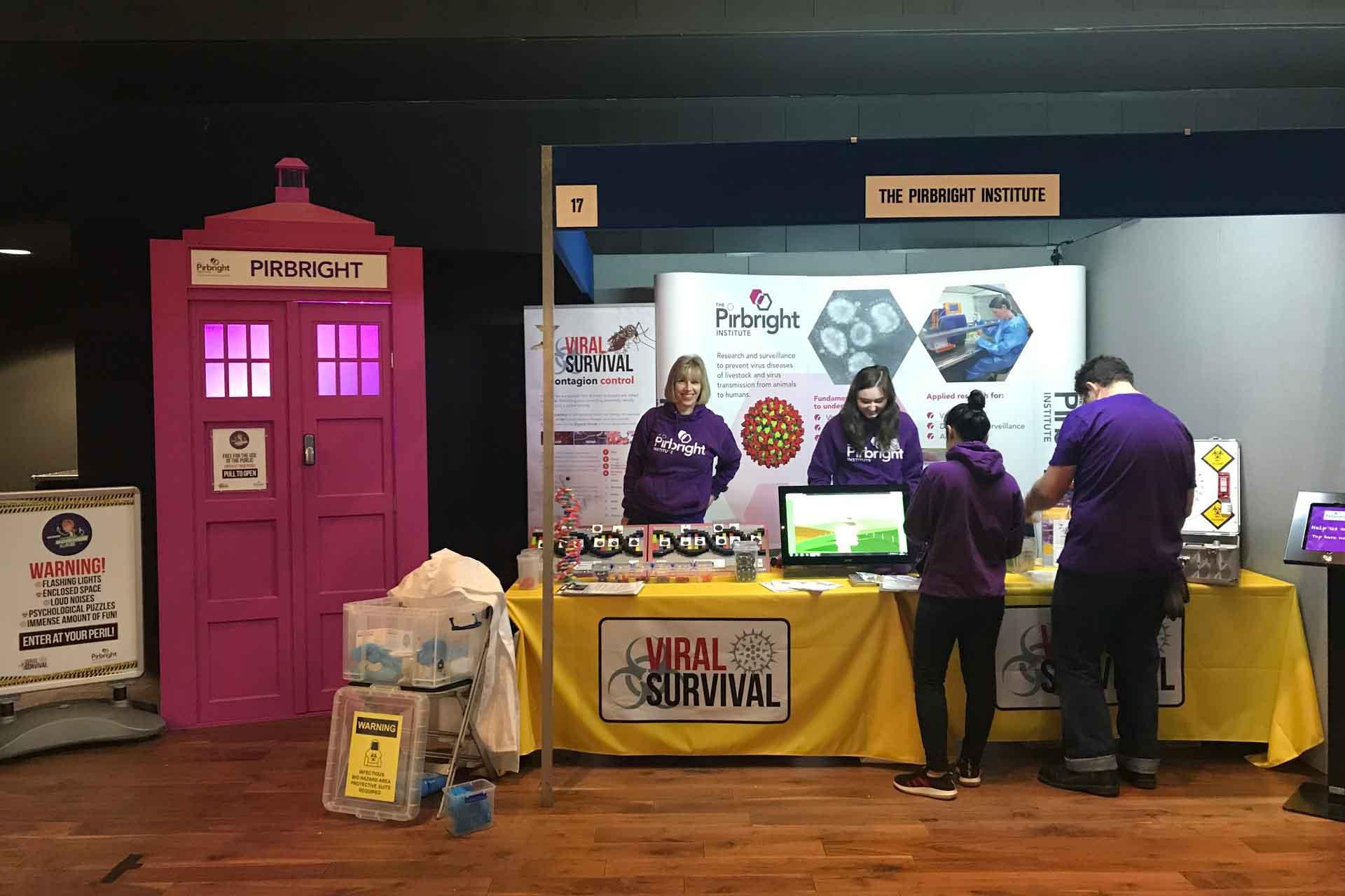 innovate guildford stand viral survival dr zoo's science lab